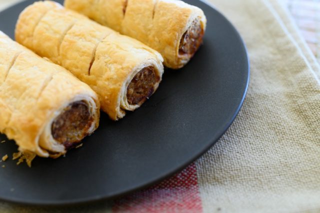 Chef Graham has been busy making all kinds of savoury delights but we haven't been talking about them much, because they sell out before we can even take photos.
These sausage rolls are flying off the shelves. Hot and ready from the oven around noon every day, you should really stop by for lunch and see what all the fuss is about!