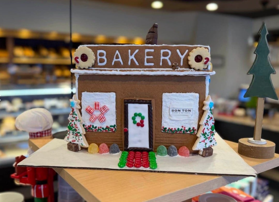 Up your gingerbread game this holiday season! Bon Ton’s deluxe do-it-yourself Gingerbread Bakery includes everything you need to create this fully edible bakery:

- Bon Ton gingerbread pieces (baked by our pastry team, using the same dough as our famous gingerbread people cookies)
- A large assortment of candy and chocolate (don’t eat them all before you finish the bakery)
- Everything you need to put a chocolate Santa on his sleigh
- Four sugar cookies (also baked by our pastry team)
- An edible Bon Ton logo made from edible rice paper
- Coconut (because you need some snow)
- Two piping bags of white icing to hold it all together
- A base to put it all on

It’s a creative, interactive experience that’s fun for your whole family. This kit is available in very limited quantities…so order sooner than later!