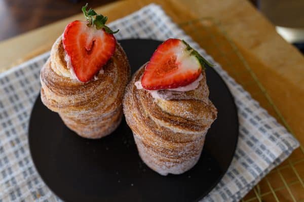 Strawberry Cream Cheese Cruffin
