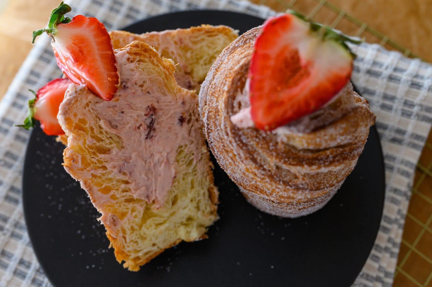 Strawberry Cream Cheese Cruffin - Image 4
