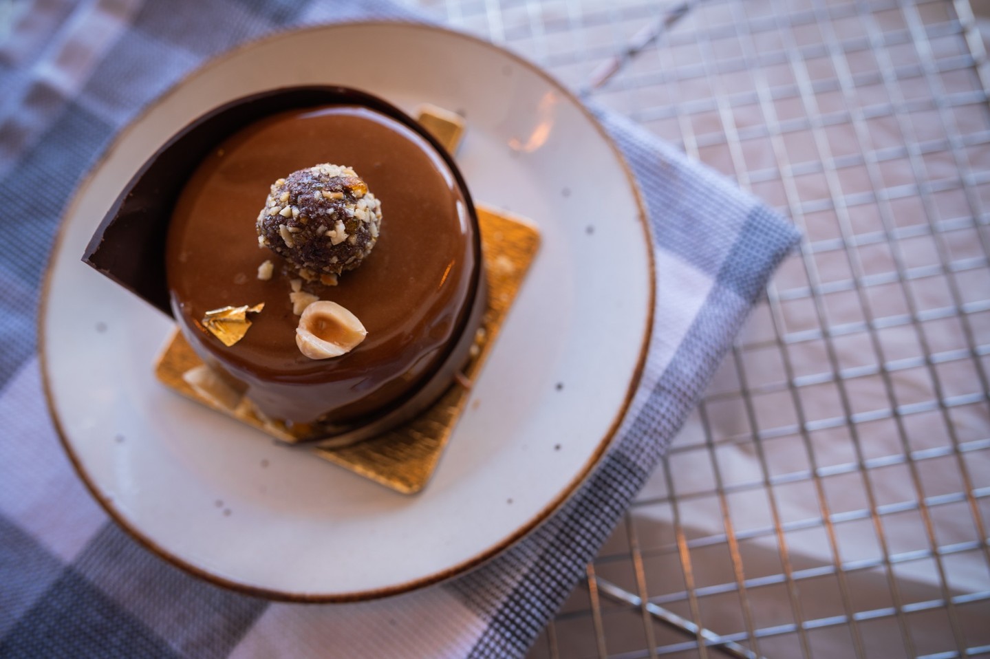 Have you tried our 10-layered Hazelnut Petit Gâteau? Hazelnut, dark chocolate and salted caramel perfectly woven together and only available until May 28!