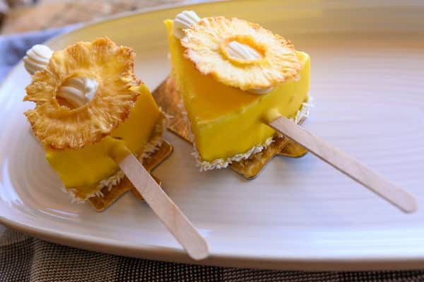 Piña Colada Cheesecake Pop