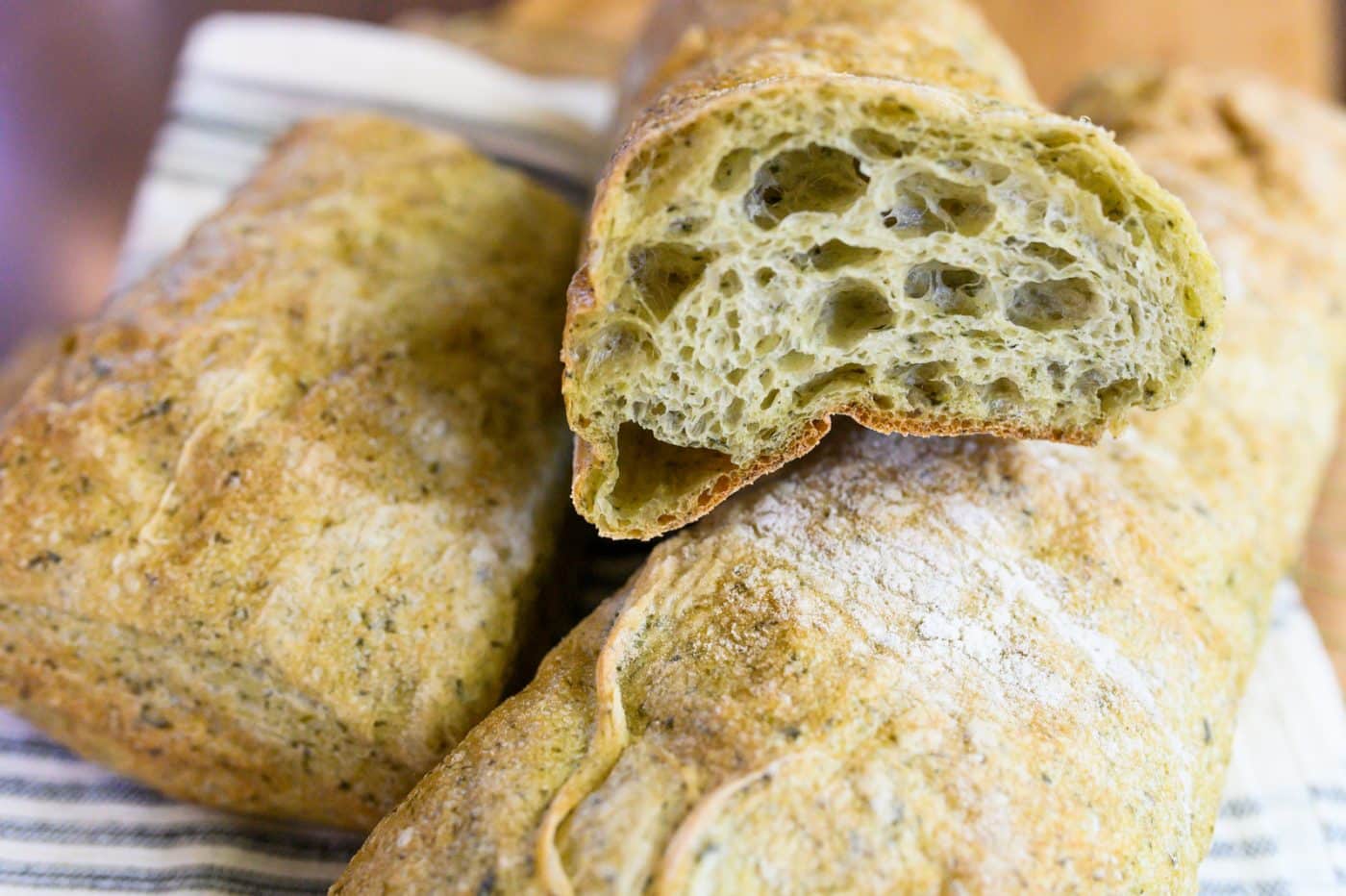 Riverbend Gardens Super Greens Ciabatta - Image 3